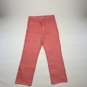 Tribal "Pink Lady" Pull-On Straight Leg Pants Size 8